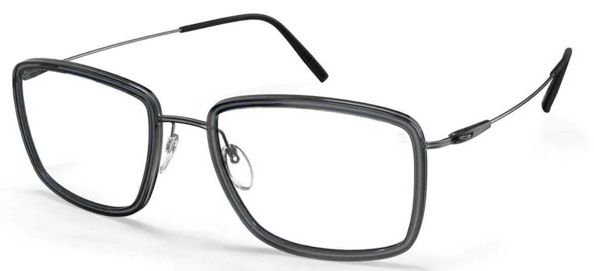 Silhouette Dynamics Colorwave Contour 5580 Eyeglasses - Ruthenium / Graphite